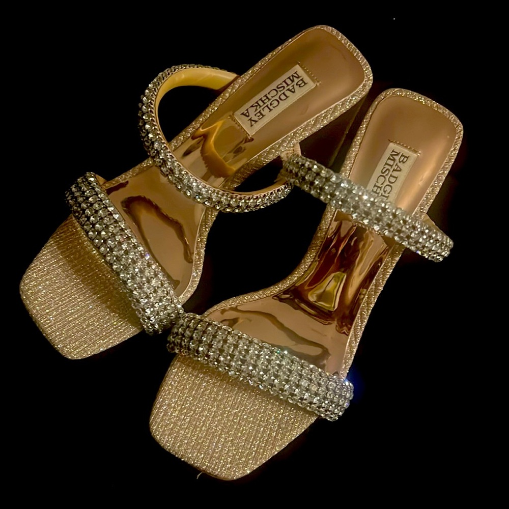 Badgley Mischka Brand
Sade Jeweled Double-Band